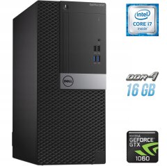 Ігровий ПК Dell OptiPlex 5050 Tower / Intel Core i7-6700 (4 (8) ядра по 3.4 - 4.0 GHz) / 16 GB DDR4 / 500 GB SSD / nVidia GeForce GTX 1060, 6 GB GDDR5, 192-bit + Windows 10 в подарунок