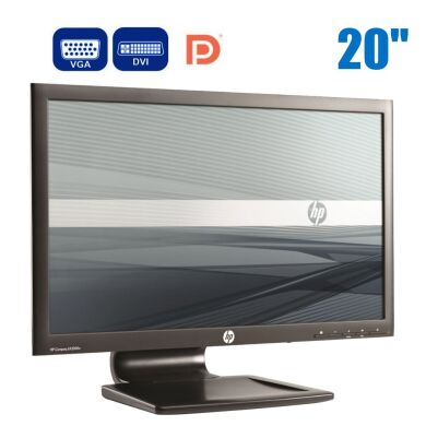 Монитор НР Compaq LA2006x / 20" (1600x900) TN / DVI-D, DisplayPort, VGA, USB 2.0 Монитор НР Compaq LA2006x / 20" (1600x900) TN / DVI-D, DisplayPort, VGA, USB 2.0