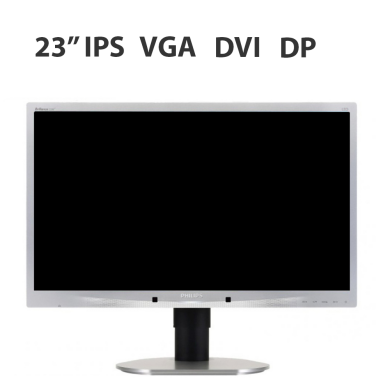 Монітор Philips 231P4Q / 23" (1920x1080) IPS WLED / VGA, DVI, DP