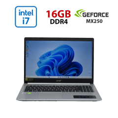 Ноутбук Б-класс Acer Aspire A515-54G-7513 / 15.6" (1920x1080) IPS / Intel Core i7-10510U (4 (8) ядра по 1.8 - 4.9 GHz) / 16 GB DDR4 / 512 GB SSD / nVidia GeForce MX250, 2 GB GDDR5, 64-bit / WebCam