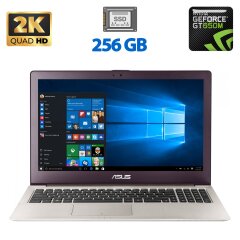 Ноутбук Б-класс Asus ZenBook U500V / 15.6'' (2880x1620) IPS / Intel Core i7-3632QM (4 (8) ядра по 2.2 - 3.2 GHz) / 8 GB DDR3 / 256 GB SSD / nVidia GeForce GT 650M, 2 GB GDDR3, 128-bit / WebCam / HDMI