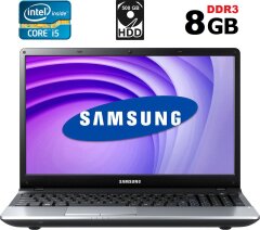 Ноутбук Samsung NP300E5C / 15.6" (1366x768) TN / Intel Core i5-3210M (2 (4) ядра по 2.5 - 3.1 GHz) / 8 GB DDR3 / 500 GB HDD / nVidia GeForce GT 620M, 1 GB GDDR3, 64-bit / WebCam / DVD-RW / HDMI