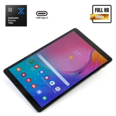Планшет Samsung Galagy Tab A (SM-T510) / 10.1" (1920x1200) IPS / Exynos 7904 (8 ядер по 1.8 GHz) / 2 GB RAM / 32 GB Memory / USB Type-C
