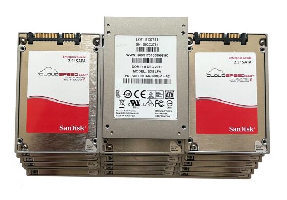 Твердотельный накопитель SSD SanDisk CloudSpeed Eco II / 2.5" / 960 GB MLC / SATA III