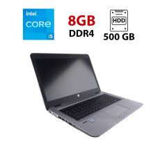 Ультрабук HP EliteBook 840 G3 / 14" (1920x1080) TN / Intel Core i5-6200U (2 (4) ядра по 2.3 - 2.8 GHz) / 8 GB DDR4 / 500 GB HDD / Intel HD Graphics 520 / WebCam