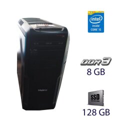 Компьютер Zalman Tower / Intel Core i7-6400T (4 (8) ядра по 2.2 - 2.6 GHz) / 8 GB DDR3 / 128 GB SSD / 500W / nVidia GeForce 630 2 GB