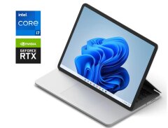 Игровой ноутбук-трансформер Microsoft SurFace Laptop Studio / 14.3" (2400x1600) IPS&nbsp;Touch / Intel Core i7-11370H (4 (8) ядра по 3.0 - 4.8 GHz) / 32 GB DDR4 / 1000 GB SSD / nVidia GeForce RTX 3050 Ti, 4 GB GDDR6, 128-bit / WebCam / Win 11 Pro