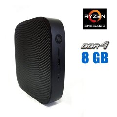 Неттоп HP t540 Thin Client USFF / AMD Ryzen Embedded R1305G (2 (4) ядра по 1.5 - 2.8 GHz) / 8 GB DDR4 / 256 GB SSD M.2 / AMD Radeon Vega 3 Graphics / 45W / WiFi