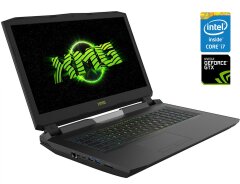 Игровой ноутбук XMG U717 / 17.3" (1920x1080) TN / Intel Core i7-6700K (4 (8) ядра по 4.0 - 4.2 GHz) / 32 GB DDR4 / 256 GB SSD + 1000 GB HDD / nVidia GeForce GTX 1080, 8 GB GDDR5X, 256-bit / WebCam / Win 10 Home