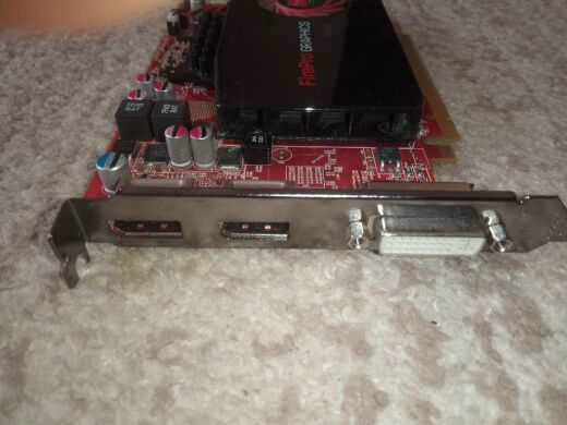 Дискретная видеокарта AMD FirePro V4900, 1 GB GDDR5, 128-bit / 2x DisplayPort, 1x DVI