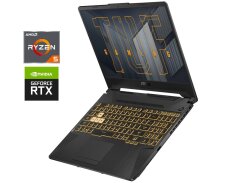 Ігровий ноутбук Asus TUF Gaming A15 FA507NV / 15.6" (1920x1080) IPS / AMD Ryzen 7 7735HS (8 (16) ядер по 3.2 - 4.75 GHz) / 16 GB DDR5 / 512 GB SSD M.2 / nVidia GeForce RTX 4060, 8 GB GDDR6, 128-bit / WebCam
