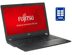 Ноутбук Fujitsu LifeBook E449 / 14" (1920x1080) IPS / Intel Core i3-8130U (2 (4) ядра по 2.2 - 3.4 GHz) / 8 GB DDR4 / 256 GB SSD M.2 / Intel UHD Graphics 620 / WebCam / Win 10 Pro