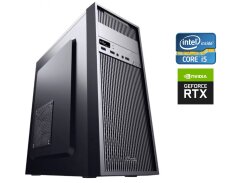 Игровой ПК 1stPlayer Expert PC Tower / Intel Core i5-9500 (6 ядер по 3.0 - 4.4 GHz) / 32 GB DDR4 / 512 GB SSD / nVidia GeForce RTX 2060, 6 GB GDDR6, 192-bit / 550W