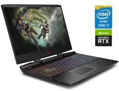 Игровой ноутбук Б-класс HP Omen 15-dc1069wm / 15.6" (1920x1080) IPS / Intel Core i7-9750H (6 (12) ядра по 2.6 - 4.5 GHz) / 16 GB DDR4 / 128 GB SSD + 1000 GB HDD / nVidia GeForce RTX 2060, 6 GB GDDR6, 192-bit / WebCam