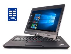 Нетбук-трансформер Б-класс Lenovo ThinkPad Twist S230u / 12.5" (1366x768) IPS Touch / Intel Core i3-3217U (2 (4) ядра по 1.8 GHz) / 4 GB DDR3 / 24 GB SSD + 320 GB HDD / Intel HD Graphics 4000 / WebCam / Win 10 Pro