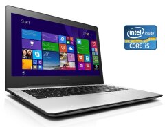 Ультрабук Lenovo IdeaPad U41-70 / 14" (1920x1080) TN / Intel Core i5-5200U (2 (4) ядра по 2.2 - 2.7 GHz) / 8 GB DDR3 / 120 GB SSD / Intel HD Graphics 5500 / WebCam / Win 10 Home