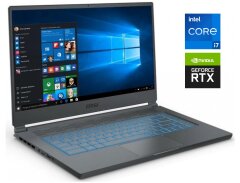 Новий ігровий ультрабук MSI Stealth 15M / 15.6" (1920x1080) IPS / Intel Core i7-11375H (4 (8) ядра по 3.3 - 5.0 GHz) / 32 GB DDR4 / 512 GB SSD / nVidia GeForce RTX 3060, 6 GB GDDR6, 192-bit / WebCam / Win 11 Home