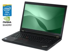 Мобильная рабочая станция Lenovo ThinkPad P70 / 17.3" (3840x2160) IPS / Intel Core i7-6820HQ (4 (8) ядра по 2.7 - 3.6 GHz) / 32 GB DDR4 / 480 GB SSD / nVidia Quadro M3000M, 4 GB GDDR5, 256-bit / WebCam / Win 10 Pro