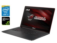 Игровой ноутбук Asus Rog G501J / 15.6" (1920x1080) IPS / Intel Core i7-4720HQ (4 (8) ядра по 2.6 - 3.6 GHz) / 16 GB DDR3 / 128 GB SSD + 1000 GB HDD / nVidia GeForce GTX 960M, 2 GB GDDR5, 128-bit / WebCam / Win 10