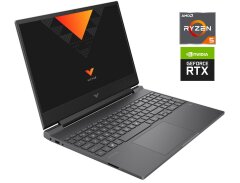 Ігровий ноутбук HP Victus 5-fb1013dx / 15.6" (1920x1080) TN / AMD Ryzen 5 7535HS (6 (12) ядер по 3.3 - 4.55 GHz) / 16 GB DDR4 / 512 GB SSD / nVidia GeForce RTX 2050, 4 GB GDDR6, 64-bit / WebCam / Win 11 Home