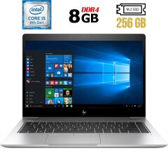 Ультрабук Б-класс HP EliteBook 840 G5 / 14" (1920x1080) IPS / Intel Core i5-8350U (4 (8) ядра по 1.7 - 3.6 GHz) / 8 GB DDR4 / 256 GB SSD M.2 / Intel UHD Graphics 620 / WebCam / HDMI