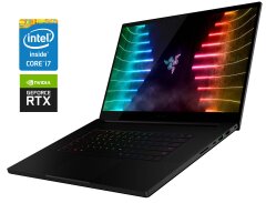 Игровой ноутбук Б-класс Razer Blade 17 RZ09-0287 / 17.3" (1920x1080) IPS / Intel Core i7-9750H (6 (12) ядер по 2.6 - 4.5 GHz) / 16 GB DDR4 / 512 GB SSD NVMe / nVidia GeForce RTX 2080 Max-Q, 8 GB GDDR6, 256-bit