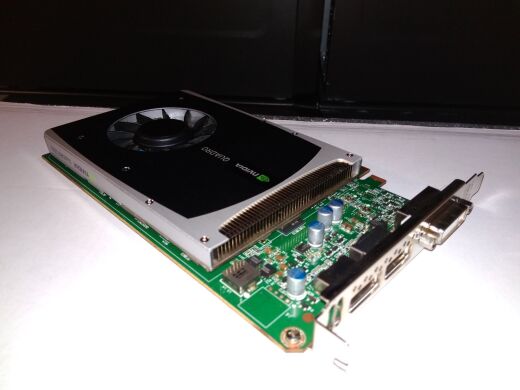 Дискретная видеокарта nVidia Quadro 2000 1024MB GDDR5 (128bit) (DVI, 2x DisplayPort)