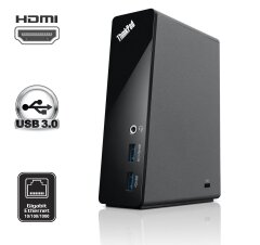 Док-станция Lenovo ThinkPad OneLink Dock Midnight Black DU9026S1 / OneLink / HDMI / USB 3.0, USB 2.0 / Gigabit Ethernet