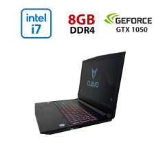 Игровой ноутбук Б-класс Clevo N850Hj / 15.6" (1920x1080) IPS / Intel Core i7-7700HQ (4 (8) ядра по 2.8 - 3.8 GHz) / 8 GB DDR4 / 128 GB SSD + 500 GB HDD / nVidia GeForce GTX 1050, 2 GB GDDR5, 128-bit / WebCam