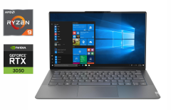 Игровой ноутбук Lenovo Slim 7ProX 14ARH7 / 14.5" (3072x1920) IPS / AMD Ryzen 9 6900HS (8 (16) ядер по 3.3 - 4.9 GHz) / 32 GB DDR5 / 1000 GB SSD / nVidia GeForce RTX 3050, 4 GB GDDR6, 128-bit / WebCam / Windows 11