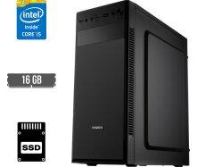 Компьютер DTOP Business i509 SSD Tower / Intel Core i5-4590 (4 ядра по 3.3 - 3.7 GHz) / 16 GB DDR3 / 240 GB SSD / Intel HD Graphics 4600 / 400W / DVI / HDMI
