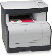 МФУ HP Color LaserJet CM1312nfi / Лазерная цветная печать / 600x600 dpi / A4 / 12 стр/мин / USB 2.0, Ethernet, CardReader