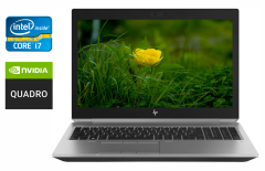 Мобильная рабочая станция HP zBook 15 G5 / 15.6" (3840x2160) IPS / Intel Core i7-8850H (6 (12) ядра по 2.6 - 4.3 GHz) / 32 GB DDR4 / 512 GB SSD / nVidia Quadro P2000, 4 GB GDDR5, 128-bit / WebCam / Fingerprint