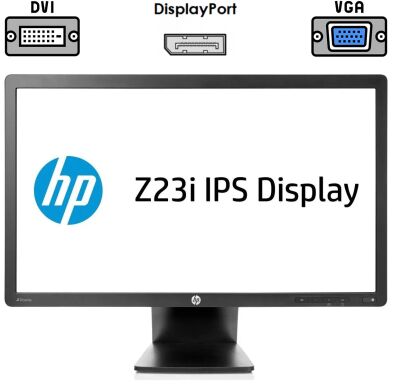 Монитор Б-класс HP Z23i / 23" (1920x1080) IPS / DVI, DisplayPort, VGA, USB Монитор Б-класс HP Z23i / 23" (1920x1080) IPS / DVI, DisplayPort, VGA, USB