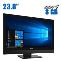Моноблок Dell OptiPlex 7450 All-in-One / 23.8" (1920x1080) IPS / Intel Core i3-6100 (2 (4) ядра по 3.7 GHz) / 8 GB DDR4 / 128 GB SSD / Intel HD Graphics 530 / WebCam