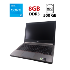 Ноутбук Fujitsu LifeBook E734 / 13.3" (1366x768) TN / Intel Core i5-4200M (2 (4) ядра по 2.5 - 3.1GHz) / 8 GB DDR3 / 500 GB HDD / Intel HD Graphics 4600 / WebCam
