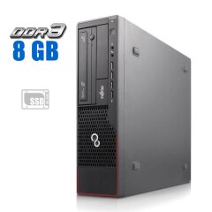 ПК Fujitsu Esprimo E700 E85+ SFF / Intel Core i3-2100 (2 (4) ядра по 3.1 GHz) / 8 GB DDR3 / 240 GB SSD / Intel HD Graphics 2000 / DVD-ROM