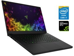 Игровой ноутбук Б-класс Razer Blade 15 RZ09-0270 / 15.6" (1920x1080) IPS / Intel Core i7-8750H (6 (12) ядер по 2.2 - 4.1 GHz) / 16 GB DDR4 / 128 GB SSD + 1000 GB HDD / nVidia GeForce GTX 1060 Max-Q, 6 GB GDDR5, 192-bit / WebCam