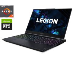 Ігровий ноутбук Б-клас Lenovo Legion 5 17ACH6H Blue / 17.3" (1920x1080) IPS / AMD Ryzen 7 5800H (8 (16) ядер 3.2 - 4.4 GHz) / 16 GB DDR4 / 512 GB SSD / nVidia GeForce RTX 3060 Mobile, 6 GB GDDR6, 192-bit / WebCam / Win 10 Home