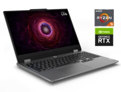 Игровой ноутбук Lenovo LOQ 15ARP9 / 15.6" (1920x1080) IPS / AMD Ryzen 5 7235HS (4 (8) ядра по 3.2 - 4.2 GHz) / 16 GB DDR5 / 512 GB SSD M.2 / nVidia GeForce RTX 3050, 6 GB GDDR6, 96-bit / WebCam / Win 11 Home