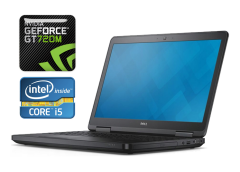 Ноутбук Dell Latitude E5540 / 15.6" (1366x768) TN / Intel Core i5-4300U (2 (4) ядра по 1.9 - 2.9 GHz) / 8 GB DDR3 / 240 GB SSD / nVidia GeForce GT 720M, 2 GB DDR3, 64-bit / WebCam / Windows 10