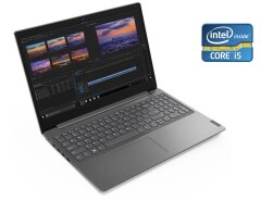 Ультрабук Lenovo V15 IIL / 15.6" (1920x1080) TN / Intel Core i5-1035G1 (4 (8) ядра по 1.0 - 3.6 GHz) / 8 GB DDR4 / 256 GB SSD + 1000 GB HDD / Intel UHD Graphics / WebCam / Win 11 Pro