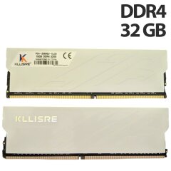 Новая оперативная память для ПК Kllisre / 32 GB (2x 16 GB) / 2Rx4 / DDR4 / 3200 MHz