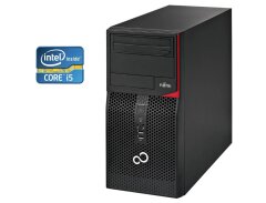 ПК Б-класс Fujitsu ESPRIMO P410 E85+ Tower / Intel Core i5-3470S (4 ядра по 2.9 - 3.6 GHz) / 8 GB DDR3 / 256 GB SSD + 500 GB HDD / Intel HD Graphics 2500 / DVD-RW + USB-флешка 64 GB