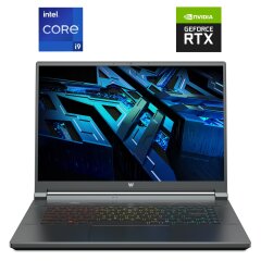 Игровой ноутбук Б-класс Acer Predator Triton 500 SE PT516-52s / 16" (2560x1600) IPS / Intel Core i9-12900H (14 (20) ядер по 2.5 - 5.0 GHz) / 32 GB DDR5 / 1000 GB SSD NVMe / nVidia GeForce RTX 3080 Ti, 16 GB GDDR6, 256-bit / WebCam
