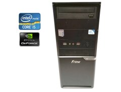 ПК Б-клас Frime Tower / Intel Core i5-3450S (4 ядра по 2.8 - 3.5 GHz) / 8 GB DDR3 / 500 HDD / nVidia GeForce GTS 450, 1 GB GDDR5, 128-bit / 400W / DVD-RW