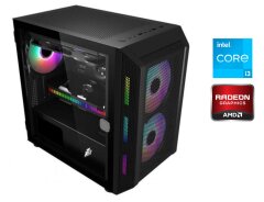 Игровой ПК 1stPlayer D3-3F2-Plus Tower / Intel Core i3-10100F (4 (8) ядра по 3.6 - 4.3 GHz) / 16 GB DDR4 / 512 GB SSD / AMD Radeon RX 5500 XT, 8 GB GDDR6, 128-bit / 600W / Win 10