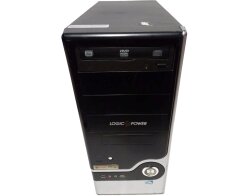 ПК LogicPower Tower / Intel Core i3-2120 (2 (4) ядра по 3.3 GHz) / 4 GB DDR3 / 320 GB HDD / Intel HD Graphics 2000 / 400W / DVD-RW