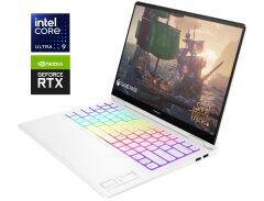 Новый игровой ультрабук HP Omen Transcend 14 / 14" (2880x1800) OLED / Intel Core Ultra 9 185H (16 (22) ядра по 1.8 - 5.1 GHz) / 32 GB DDR5 / 1000 GB SSD / nVidia GeForce RTX 4070, 8 GB GDDR6, 128-bit / WebCam / Win 11 Home