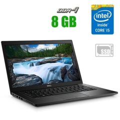 Ноутбук Dell Latitude 7480 / 14" (1920x1080) IPS / Intel Core i5-6300U (2 (4) ядра по 2.4 - 3.0 GHz) / 8 GB DDR4 / 240 GB SSD / Intel HD Graphics 520 / WebCam